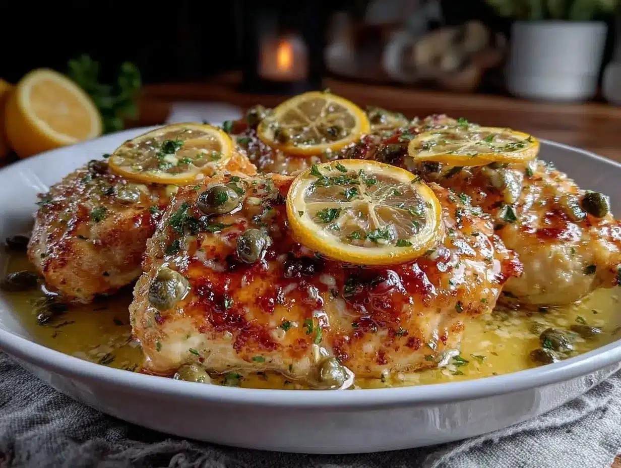 easy tangy lemon butter chicken piccata preparation steps