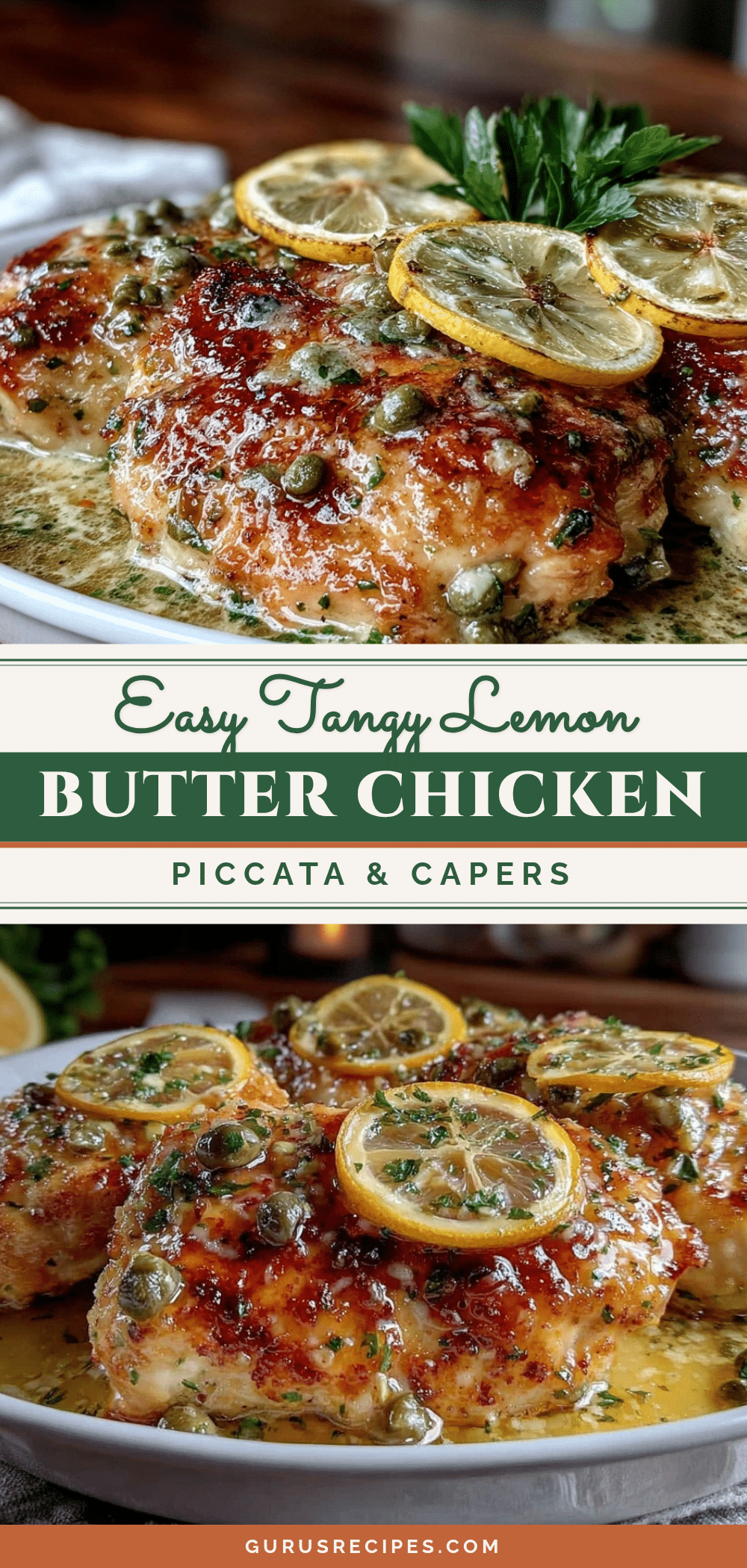 easy tangy lemon butter chicken piccata recipe