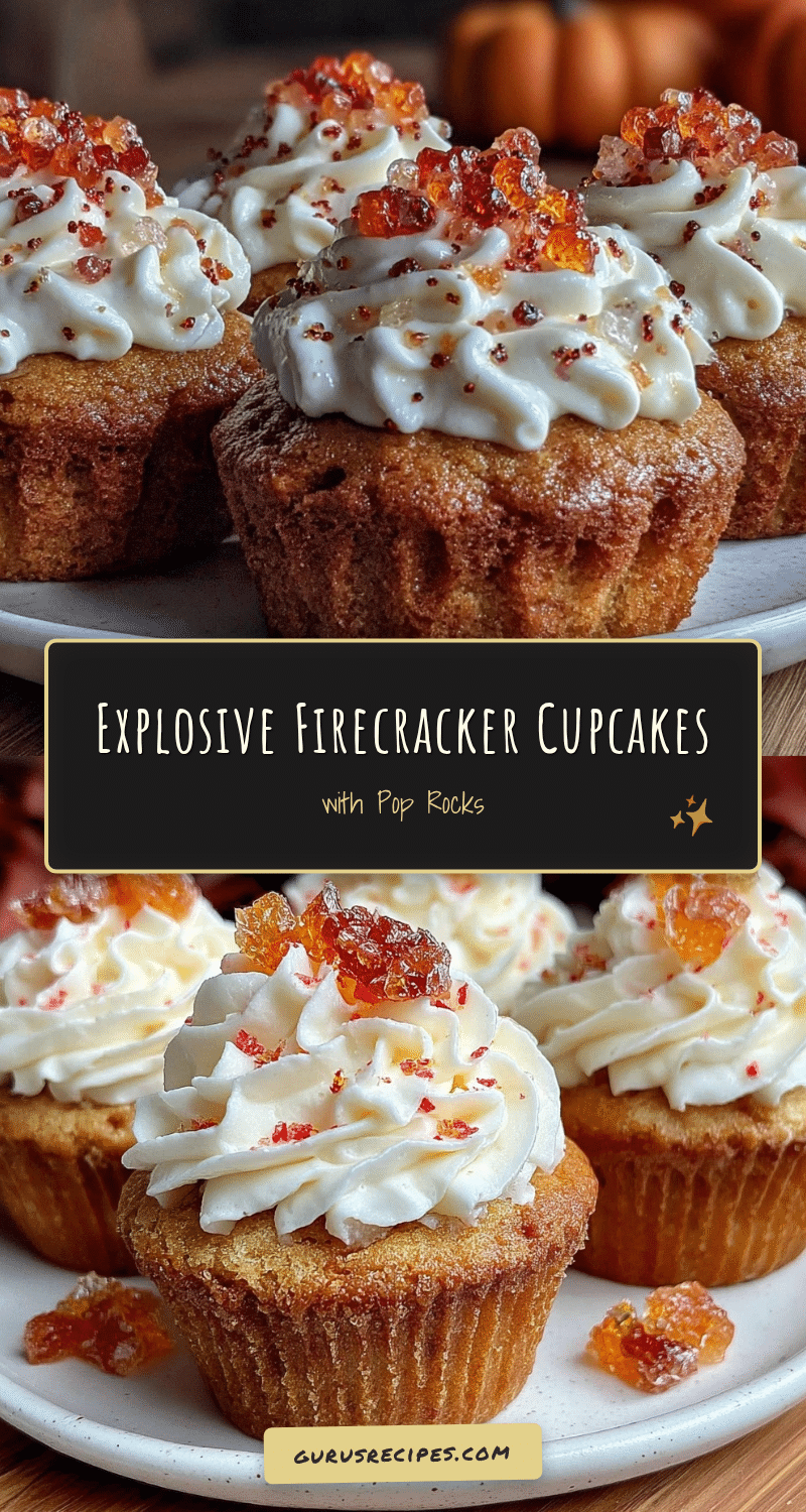 Explosive Firecracker Cupcakes recipe