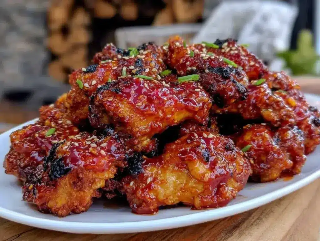 firecracker chicken wings - featured image