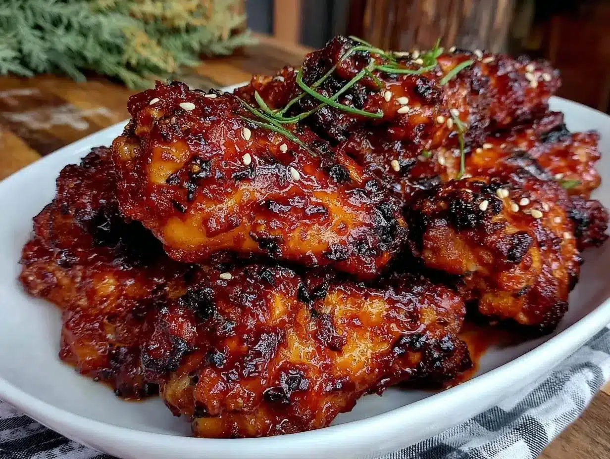 firecracker chicken wings preparation steps