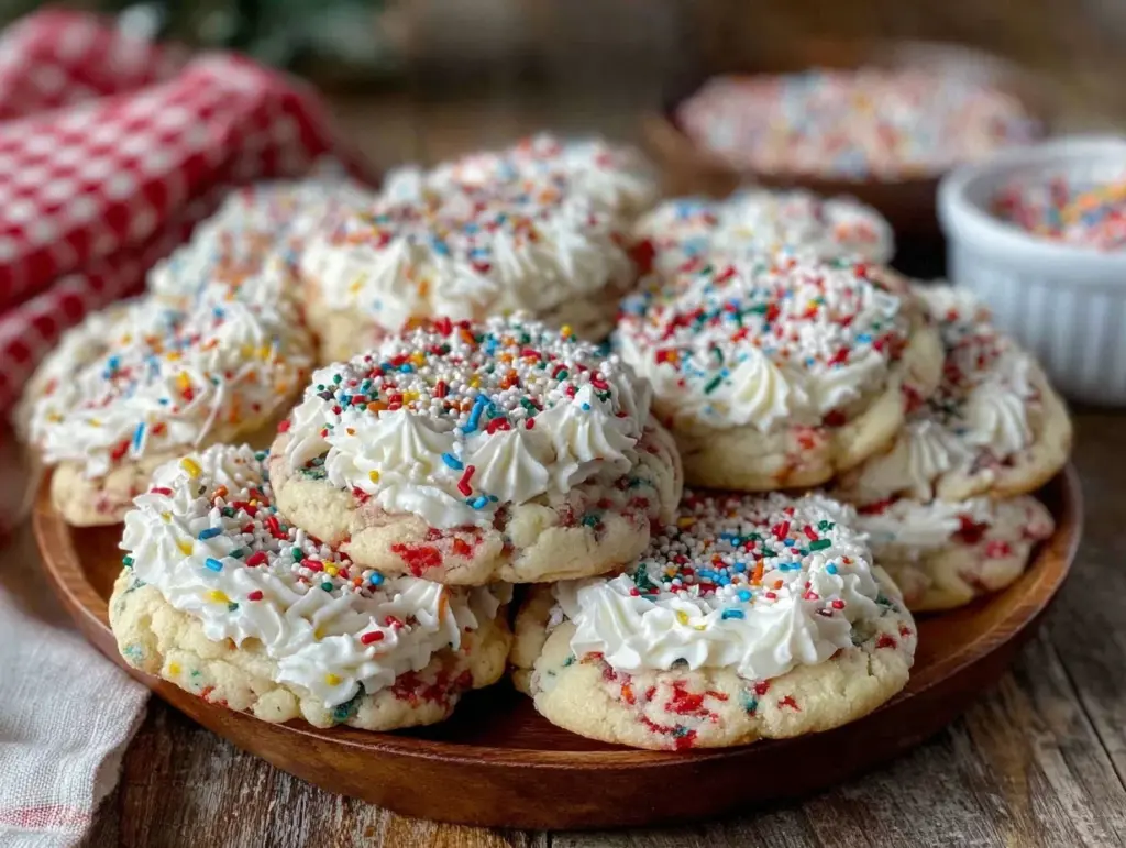 firework funfetti cookies - featured image