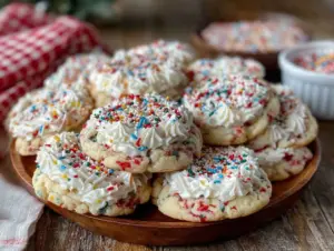 firework funfetti cookies - featured image