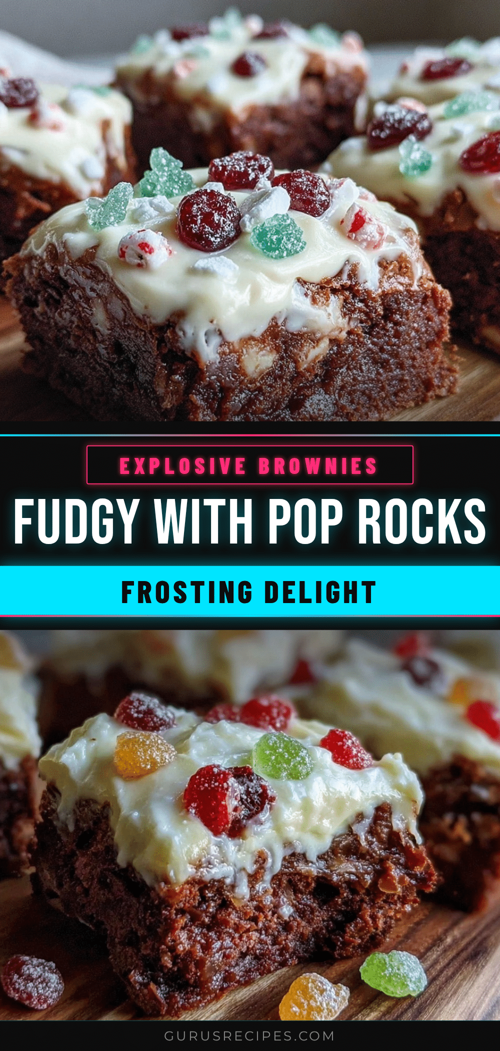 Flavorful Explosion Brownies recipe