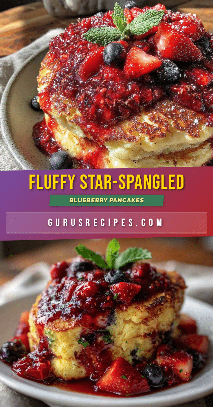fluffy blueberry pancakes recipe
