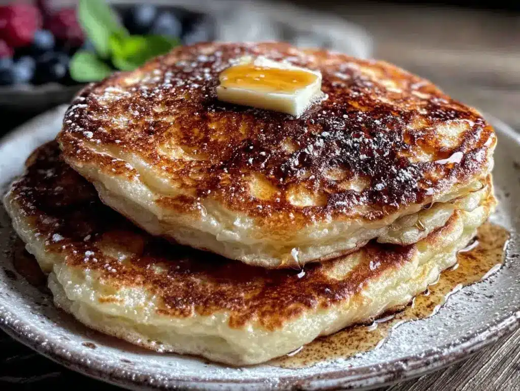 fluffy buttermilk pancakes - featured image
