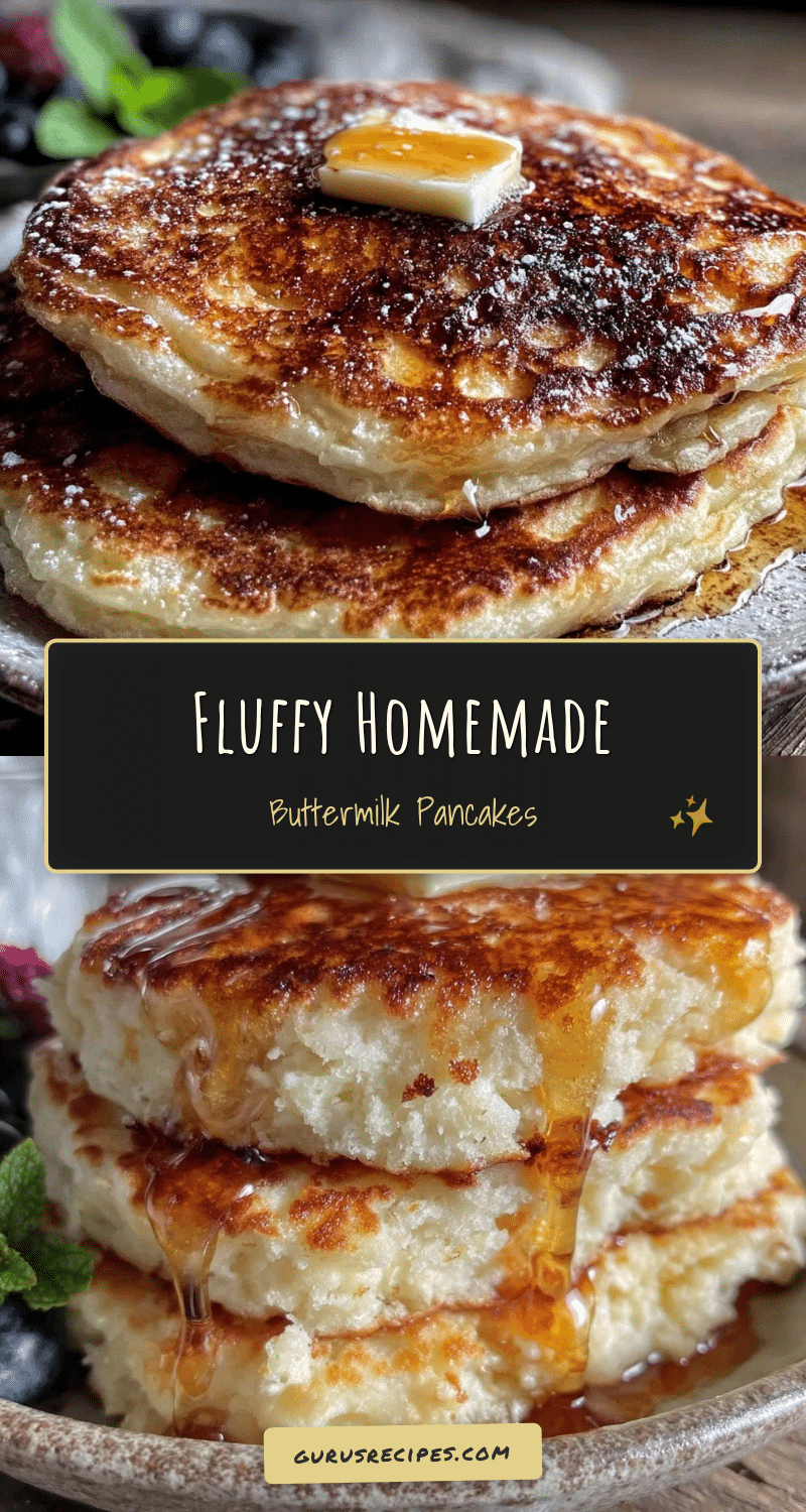 fluffy buttermilk pancakes recipe