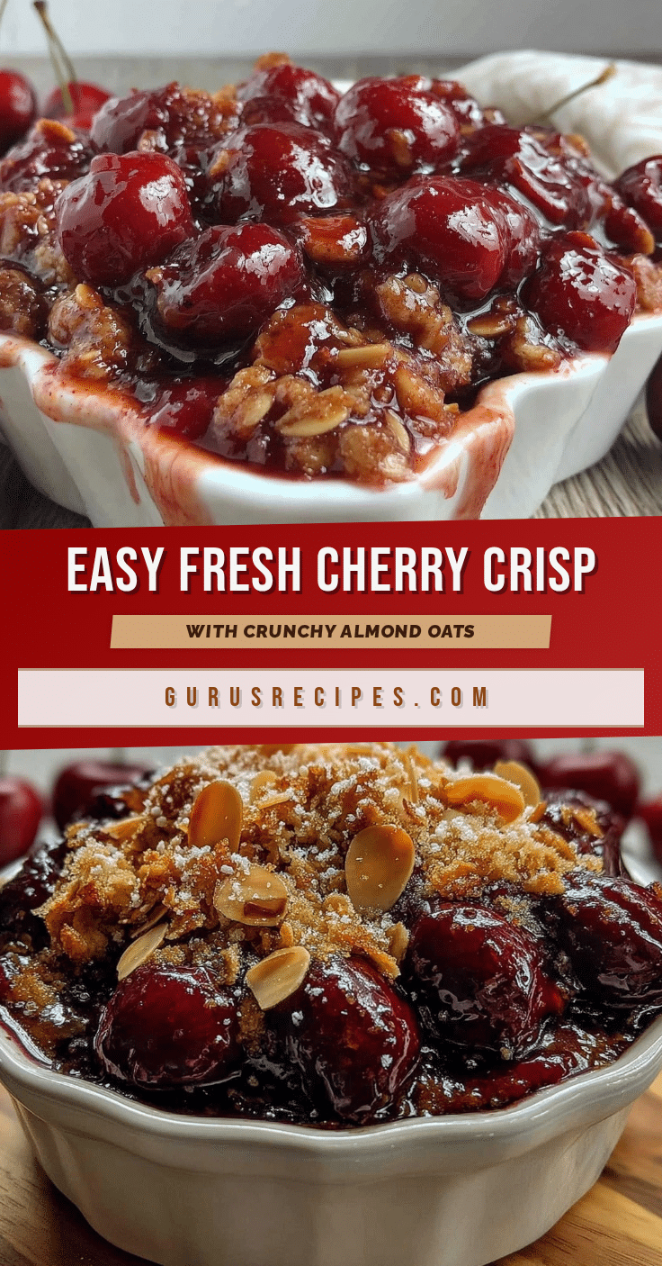 fresh cherry crisp recipe