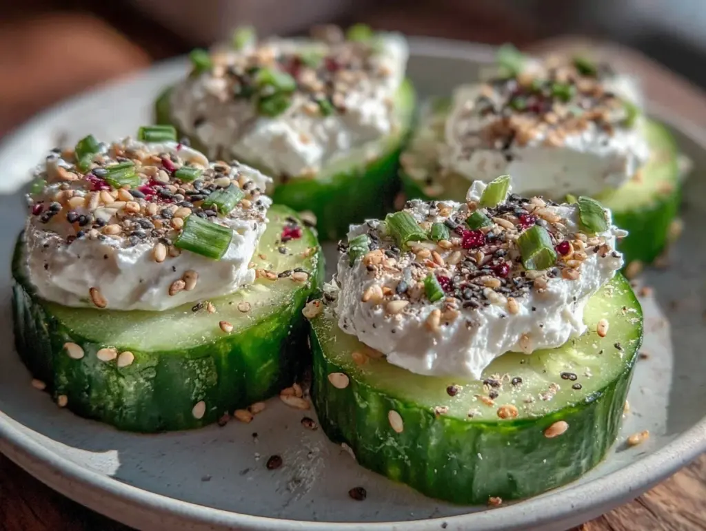 fresh cucumber bites - featured image