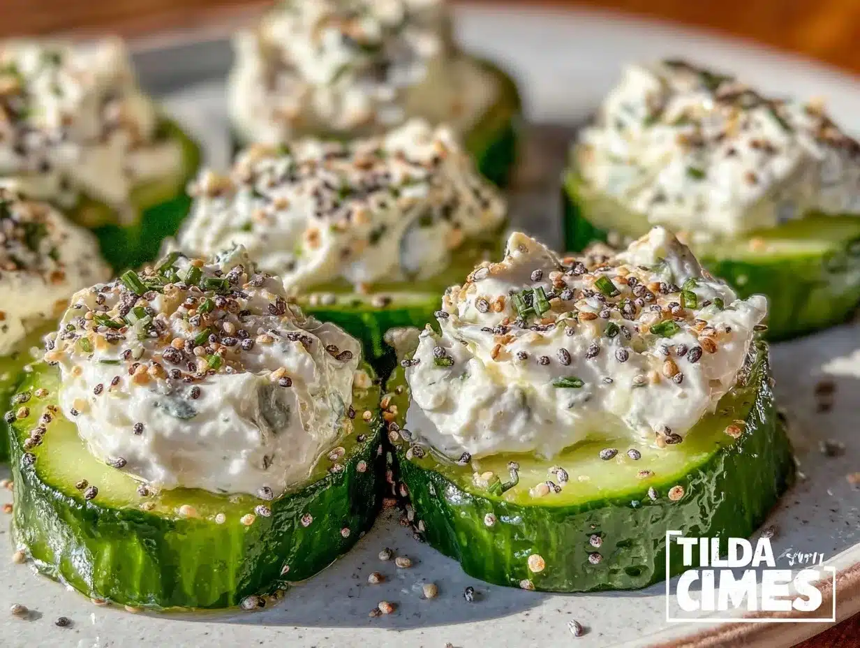 fresh cucumber bites preparation steps