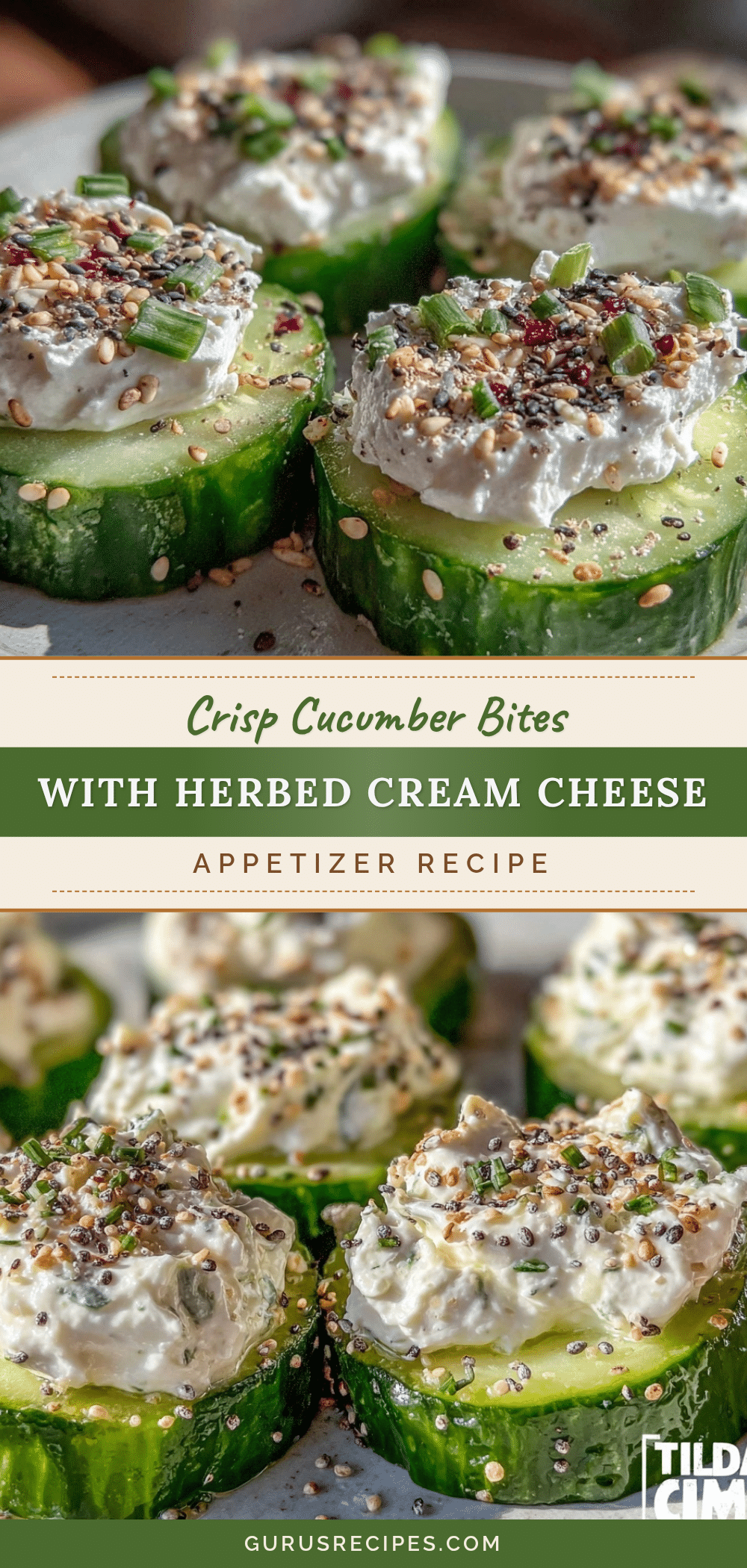 fresh cucumber bites recipe
