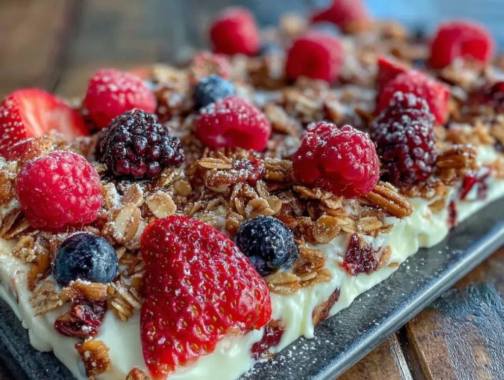 fresh frozen yogurt bark - featured image