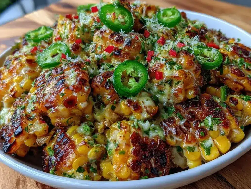 fresh grilled corn salad - featured image
