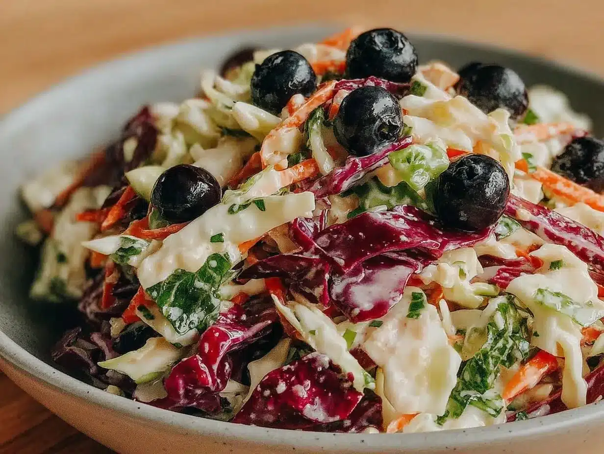 fresh patriotic coleslaw preparation steps