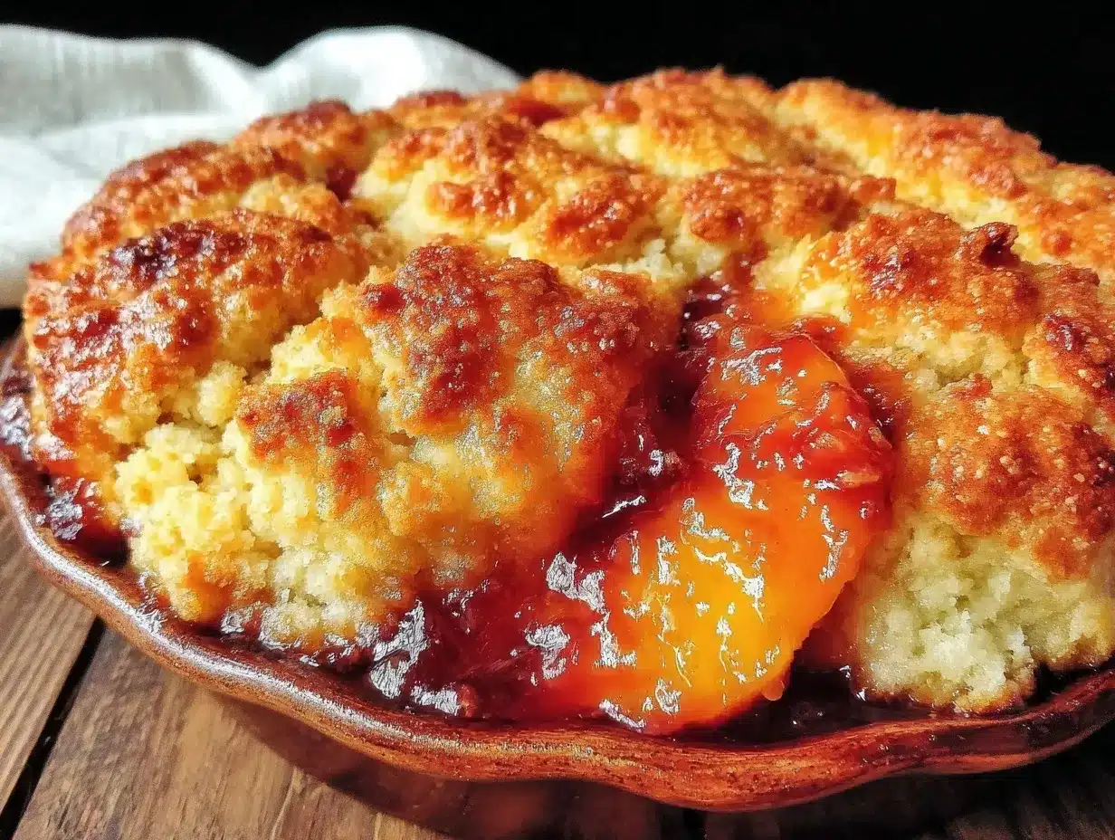 fresh peach cobbler recipe preparation steps