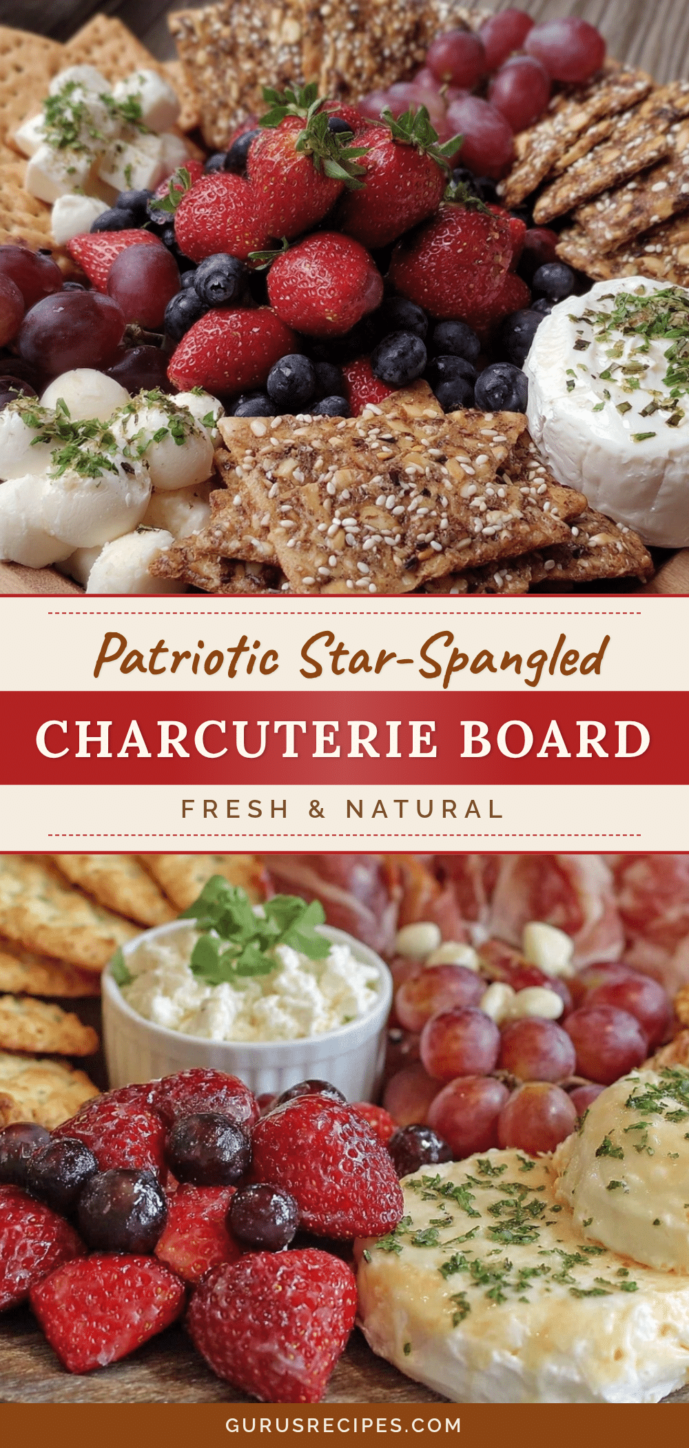 fresh star-spangled charcuterie board recipe