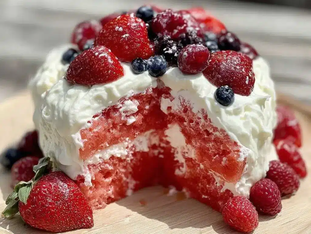 fresh watermelon cake - featured image