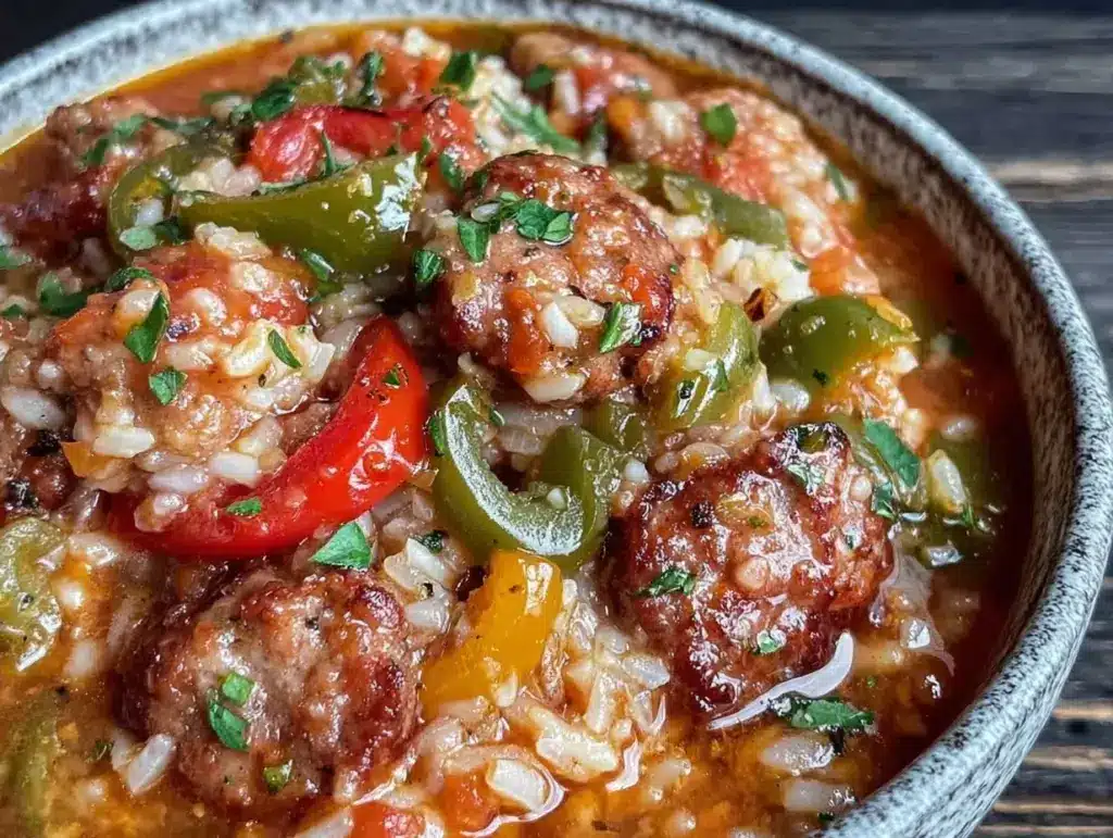 hearty stuffed pepper soup - featured image