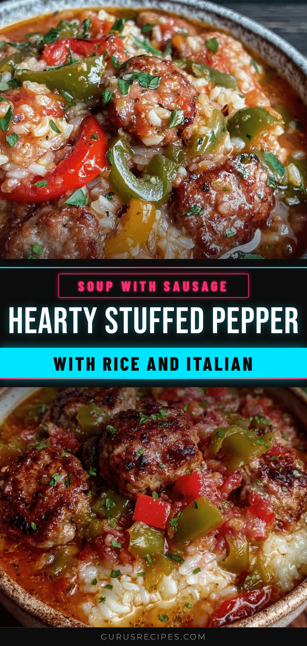 hearty stuffed pepper soup recipe