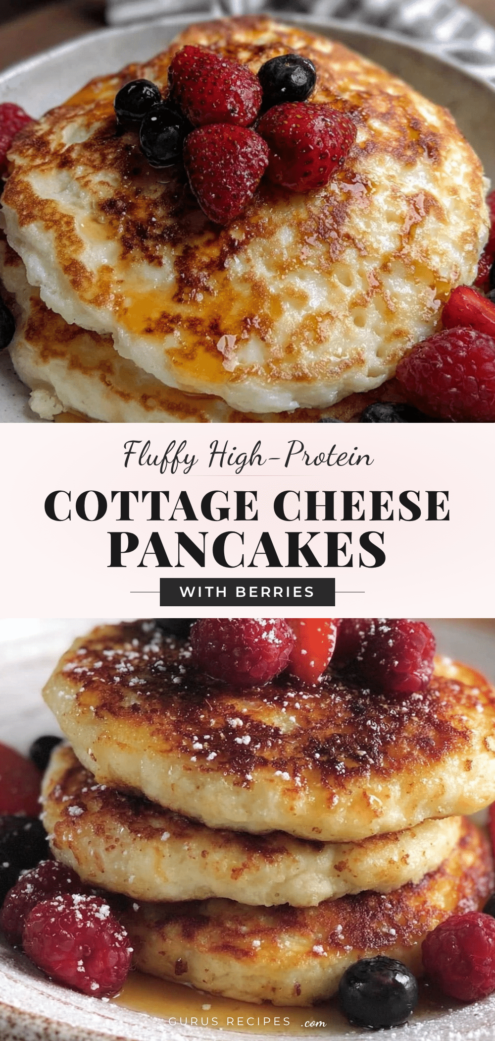 high-protein cottage cheese pancakes recipe
