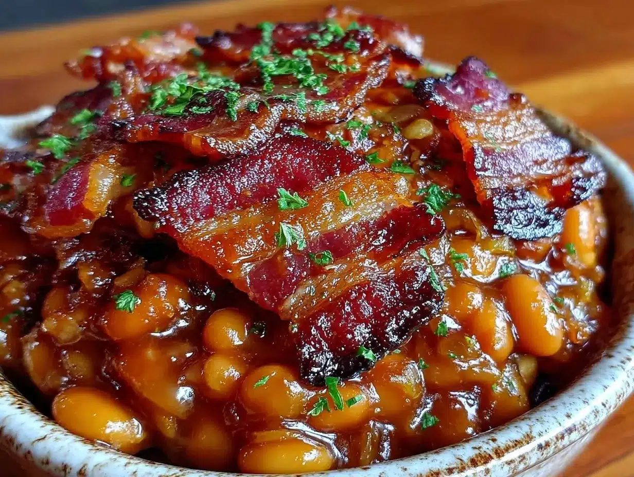 honey bourbon baked beans preparation steps