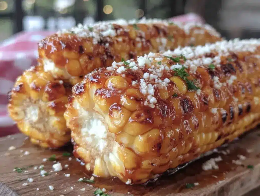 honey butter grilled corn - featured image