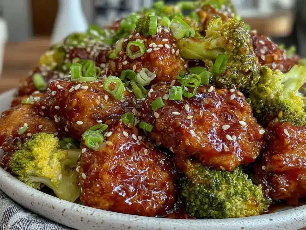 Instant Pot Honey Sesame Chicken - featured image