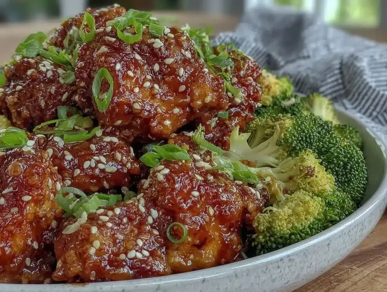Instant Pot Honey Sesame Chicken preparation steps