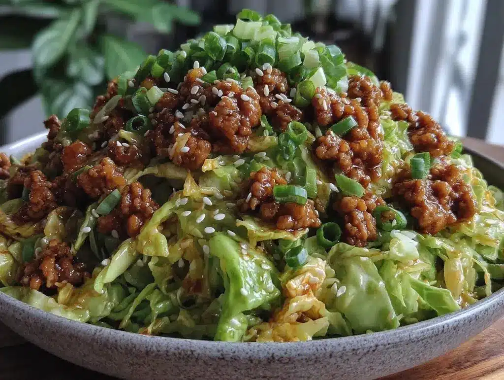 keto crack slaw - featured image