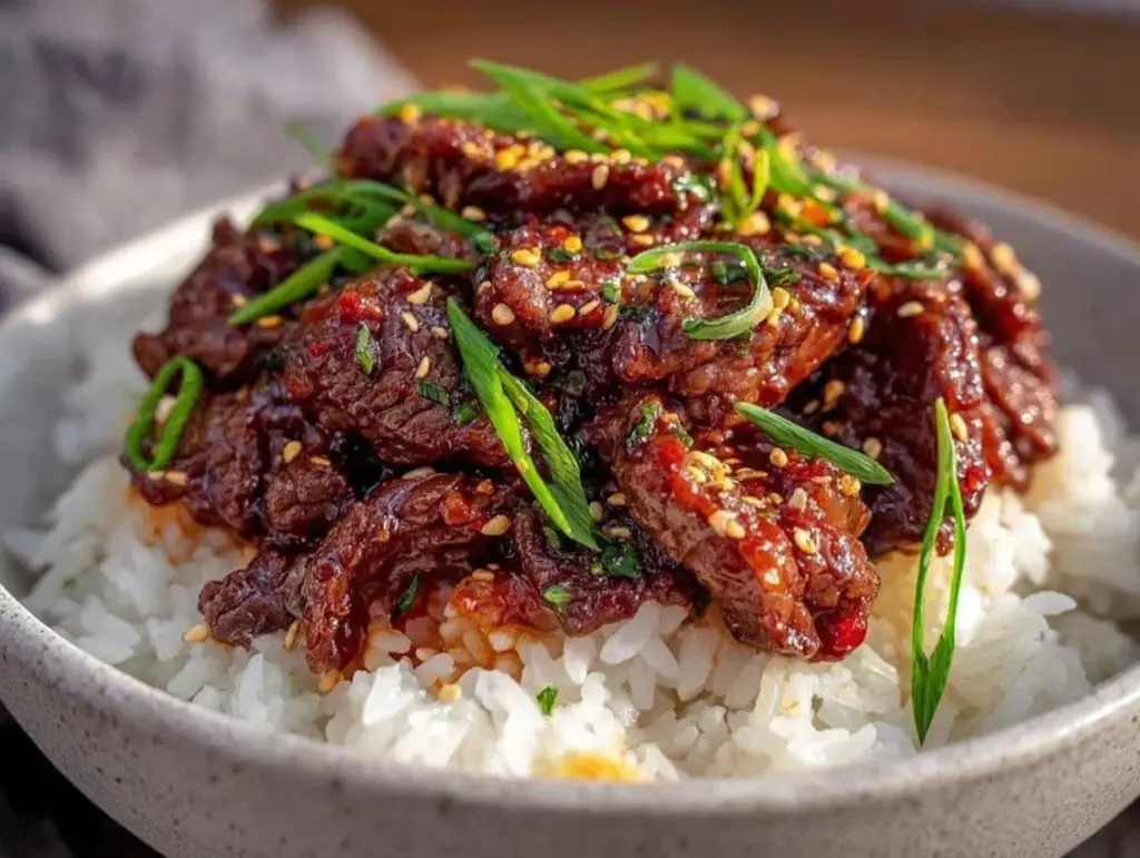 Korean beef bowl - featured image