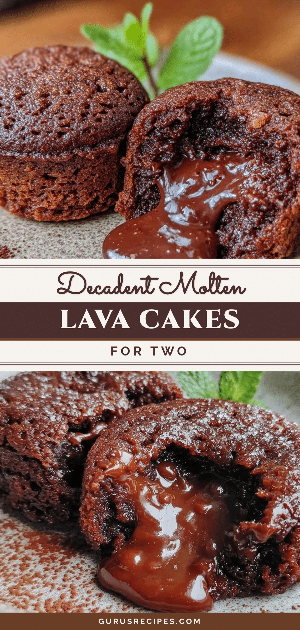 lava cakes for two recipe
