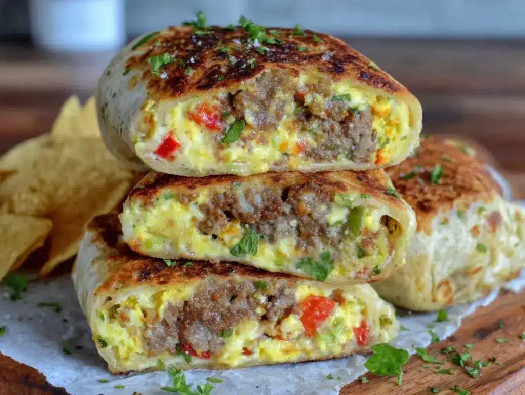 make-ahead breakfast burritos - featured image