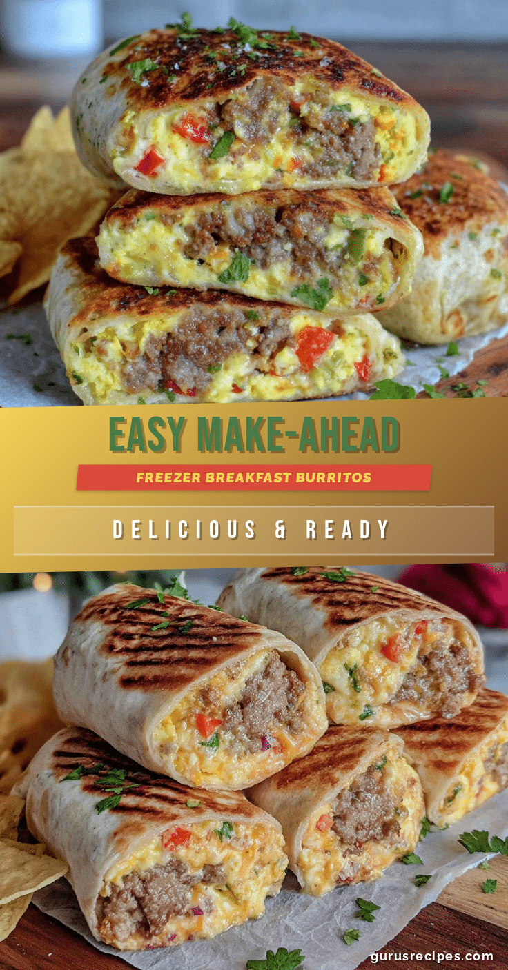 make-ahead breakfast burritos recipe