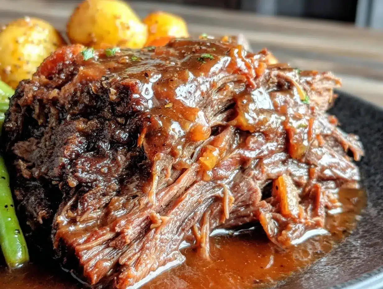 Mississippi pot roast slow cooker preparation steps