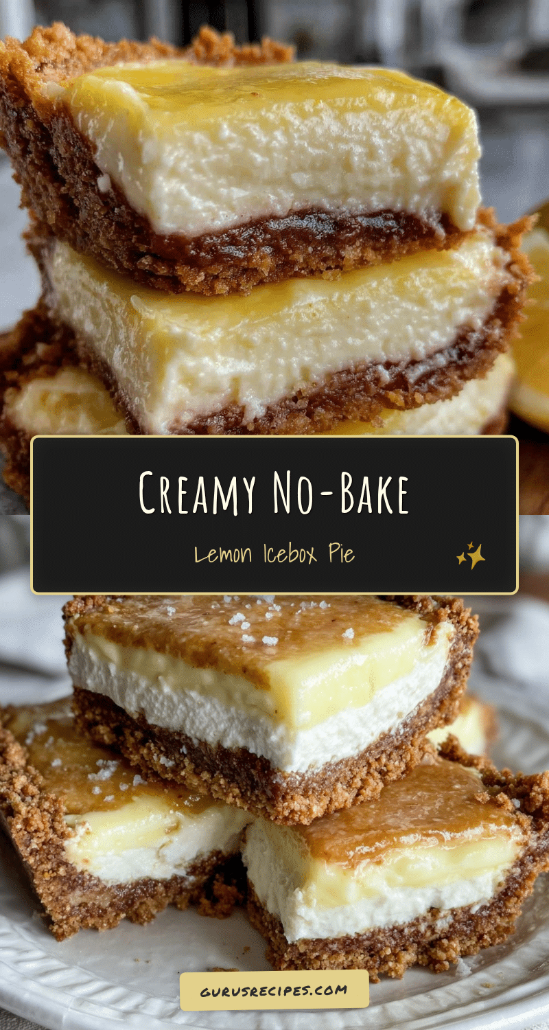 no bake lemon icebox pie recipe