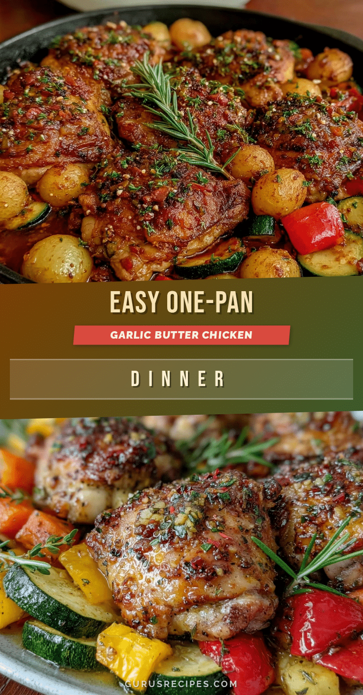 one-pan garlic butter chicken recipe