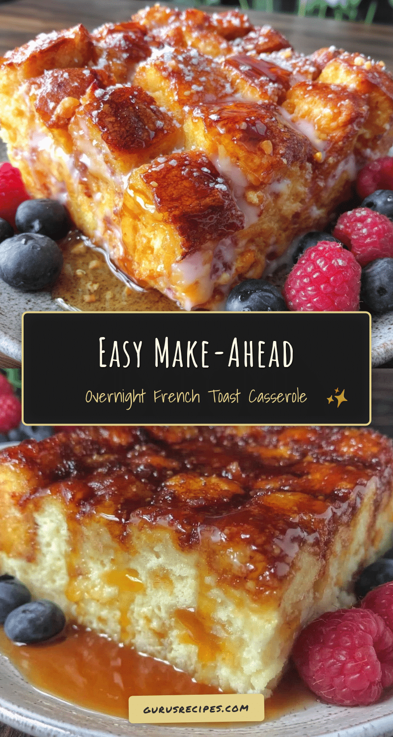 overnight french toast casserole recipe