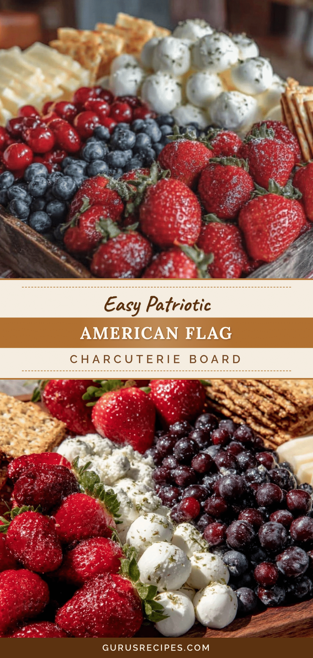 patriotic american flag charcuterie board recipe