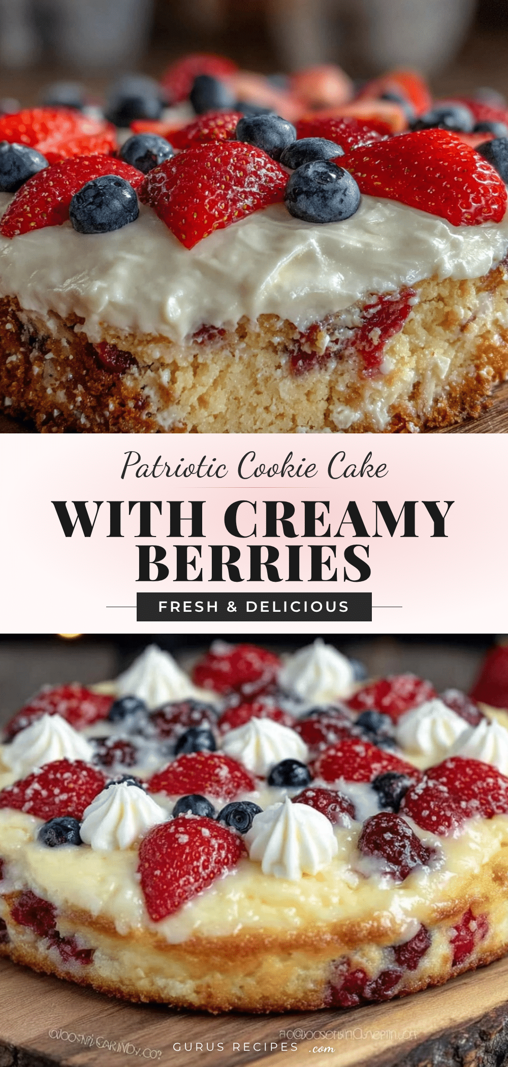 patriotic cookie cake recipe