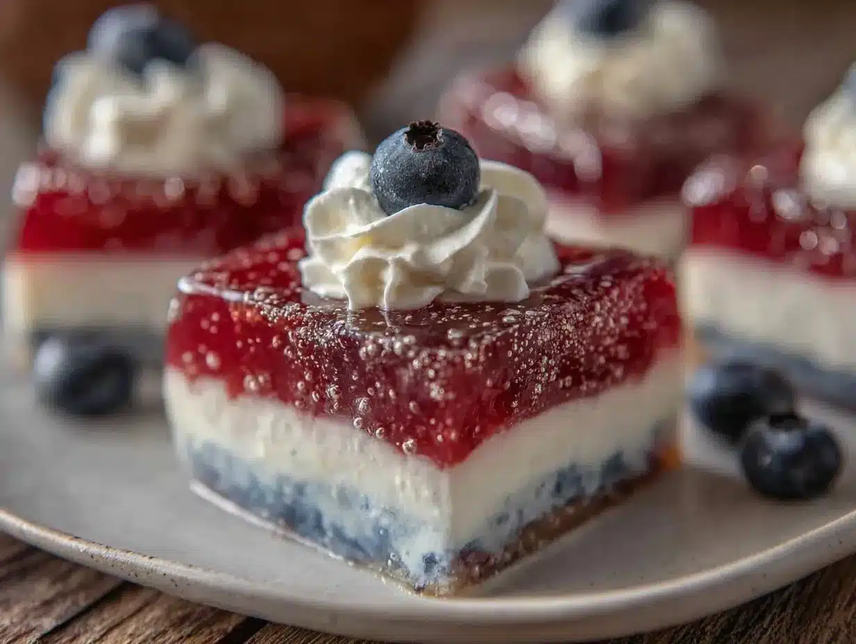 patriotic layered jello shots preparation steps