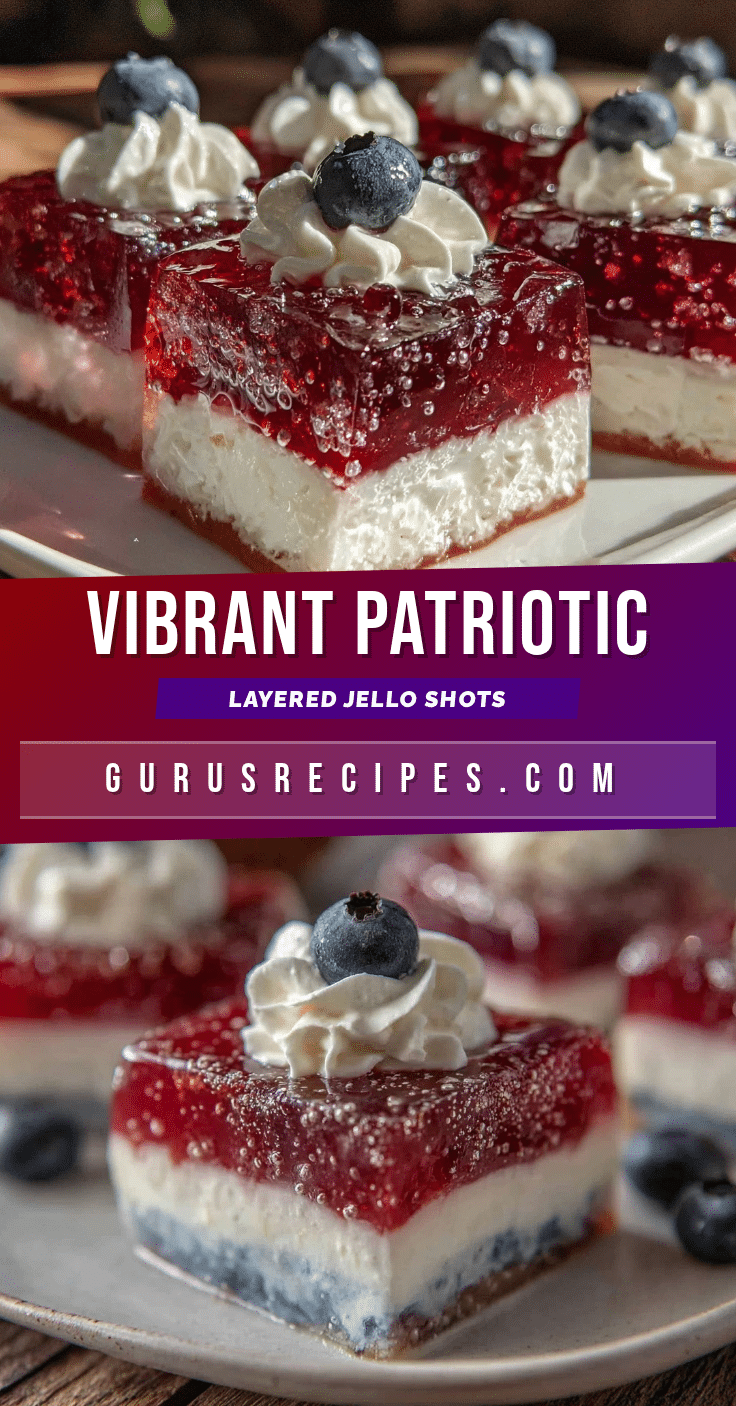 patriotic layered jello shots recipe