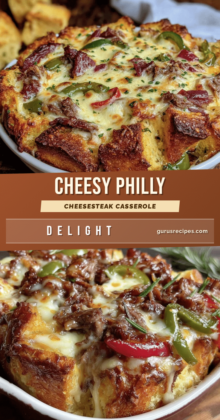 philly cheesesteak casserole recipe