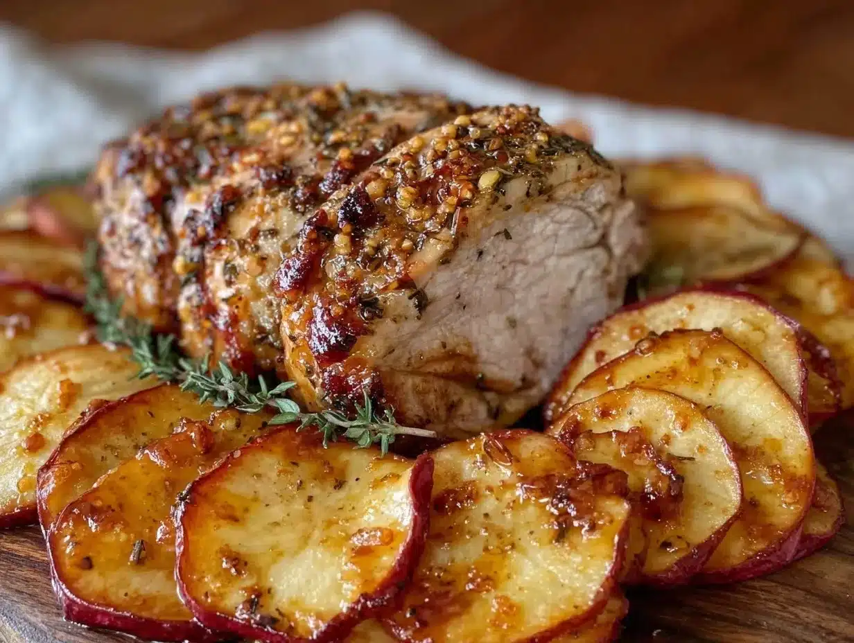 pork tenderloin with apples preparation steps