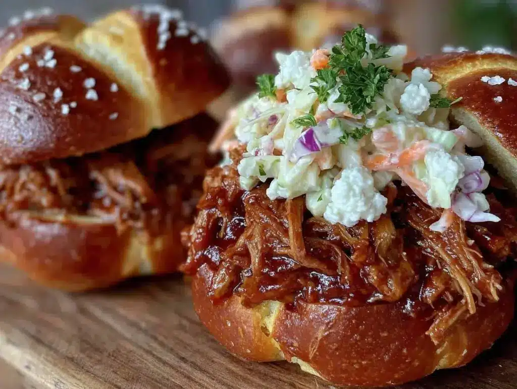 pulled pork sliders - featured image