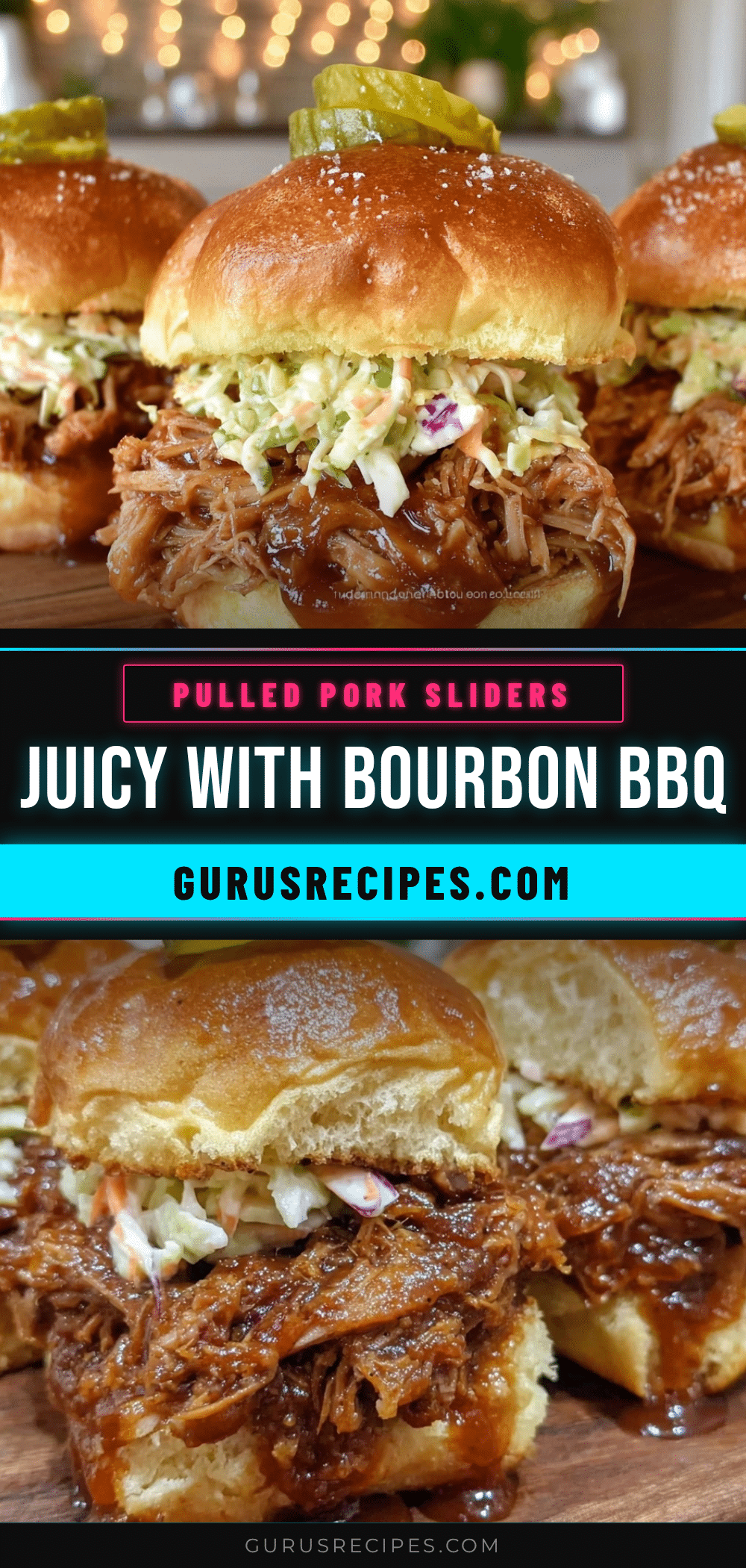 pulled pork sliders bourbon bbq sauce recipe