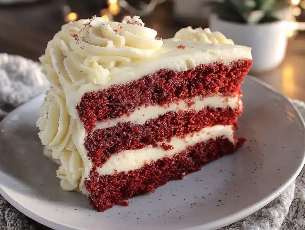 red velvet flag cake - featured image