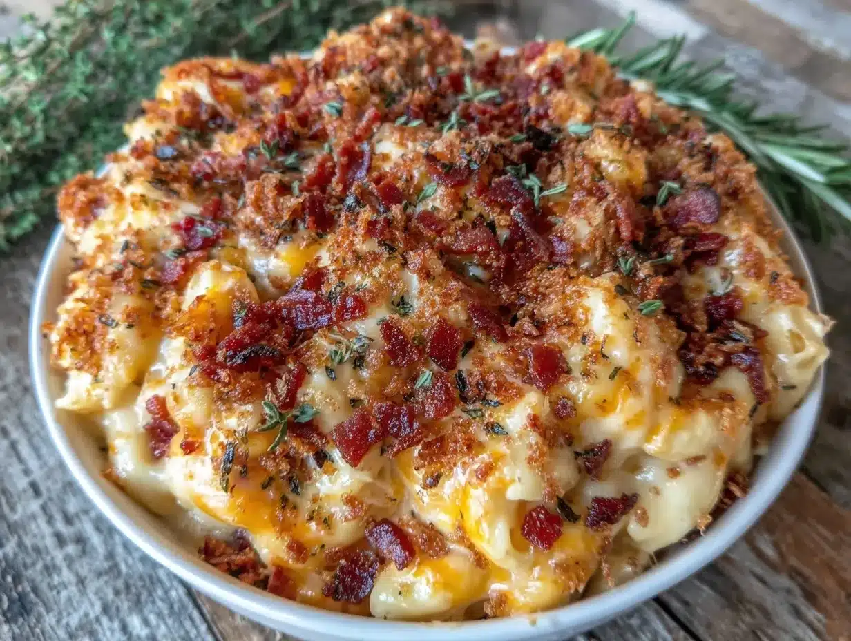 smoked mac and cheese preparation steps