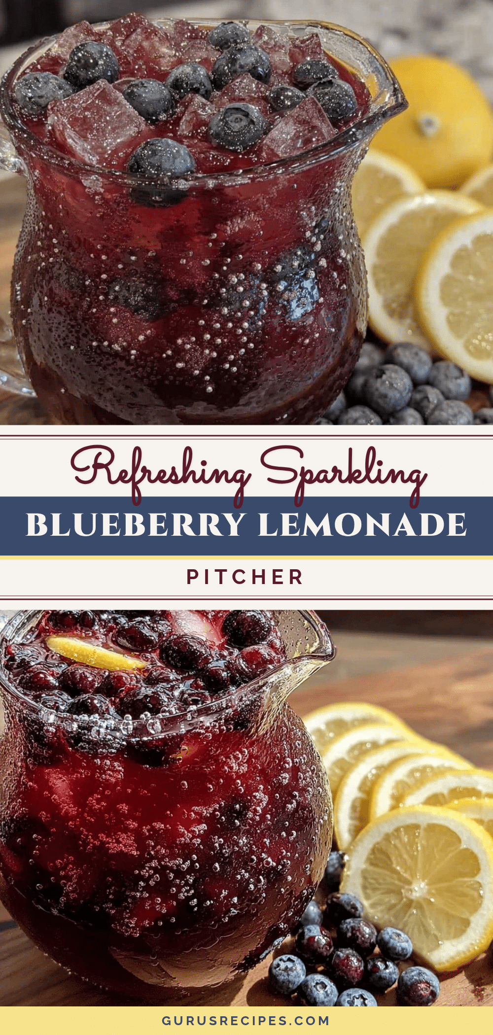 sparkling blueberry lemonade recipe