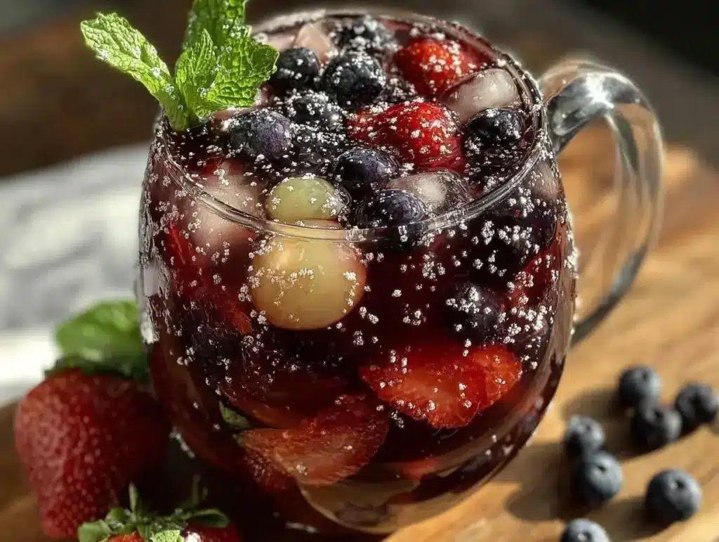 spiked red white and blue punch - featured image