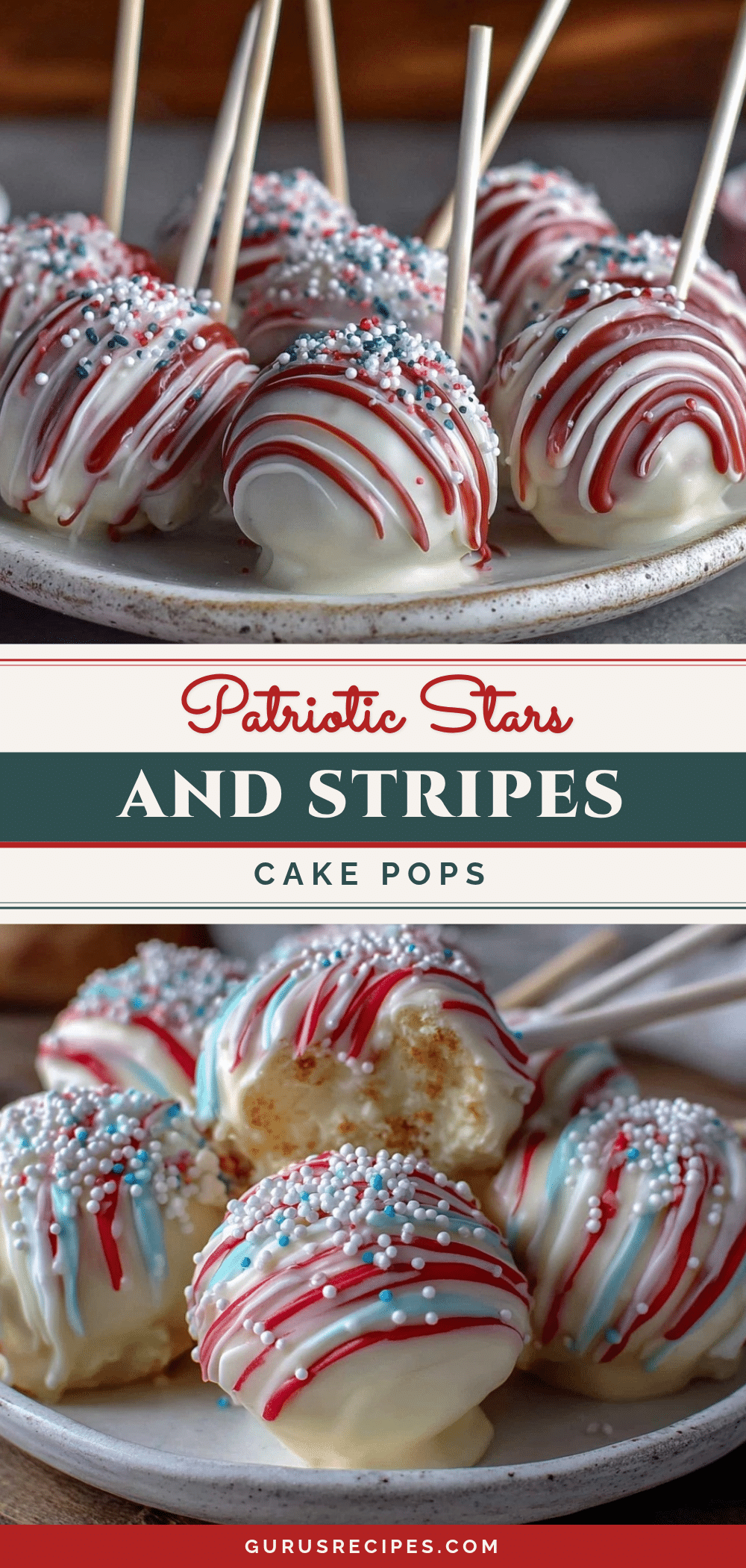 stars and stripes cake pops recipe